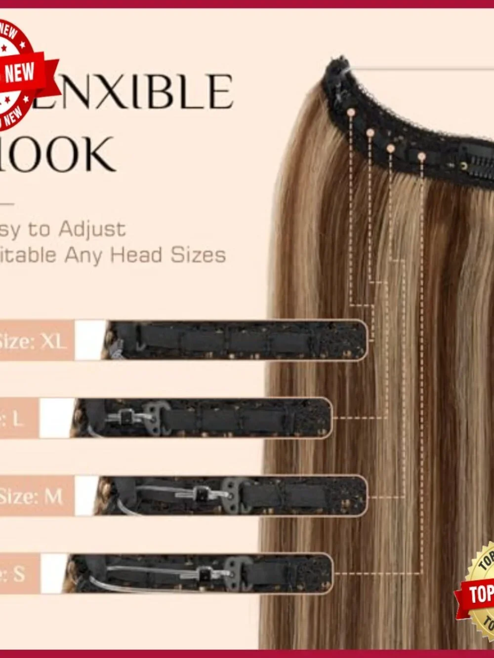 16 Inch Halo Hair Extensions Real Human Hair Remy Invisible Wire Clip